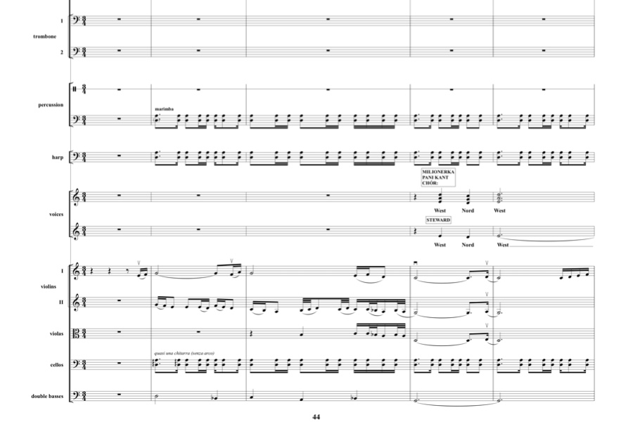 Sample prepared score - Classical music; Music Engraving, Music Copyist, Scores
